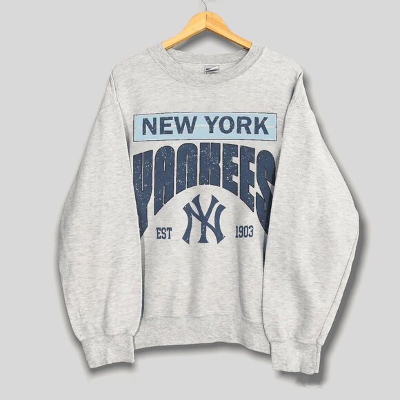 Vintage New York Yankees EST 1903 Baseball Sweatshirt, Retro MLB Men Women Shirt - Picture 1 of 2